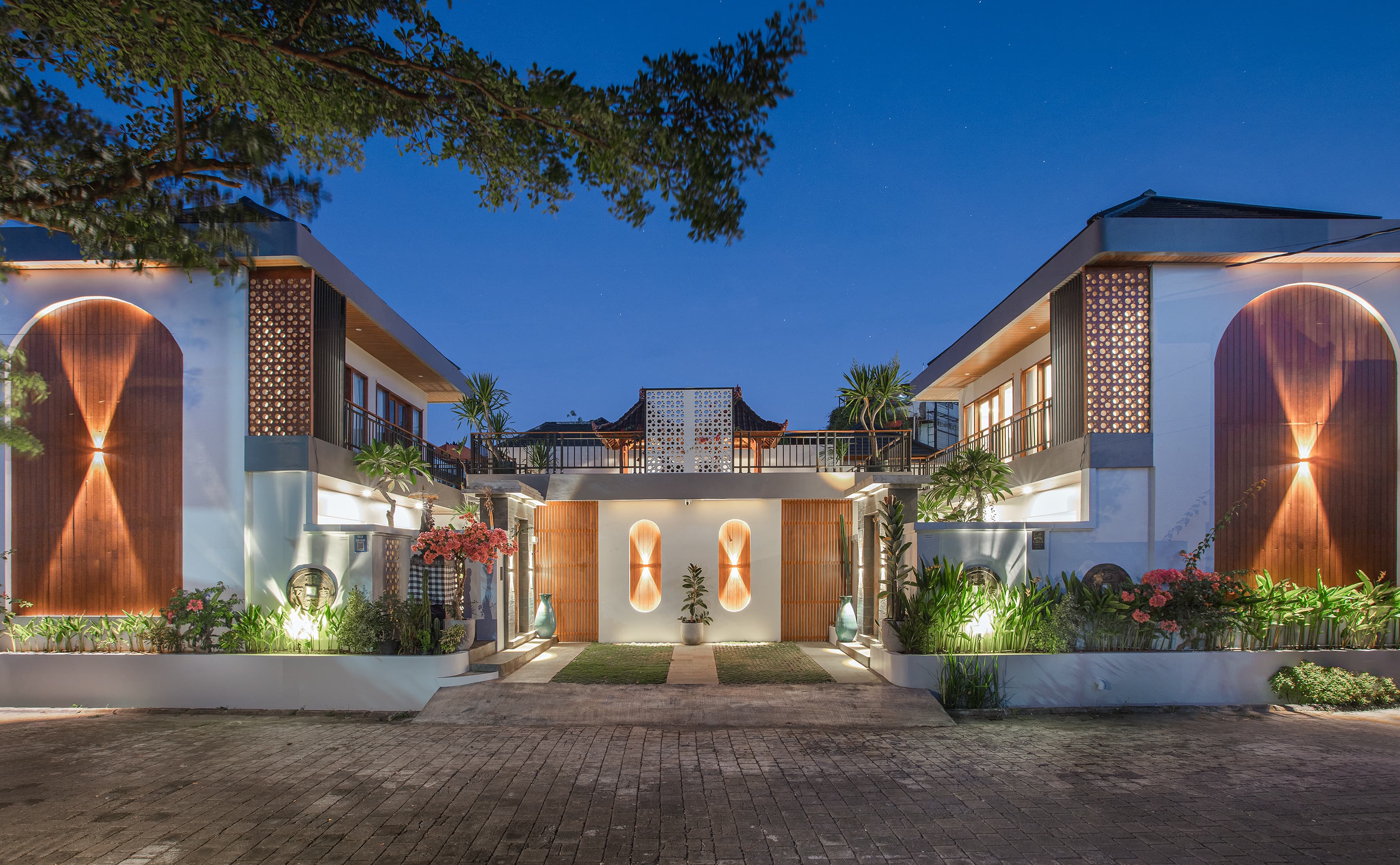 Map view of the secluded coastal reserve surrounding the villa in Bali